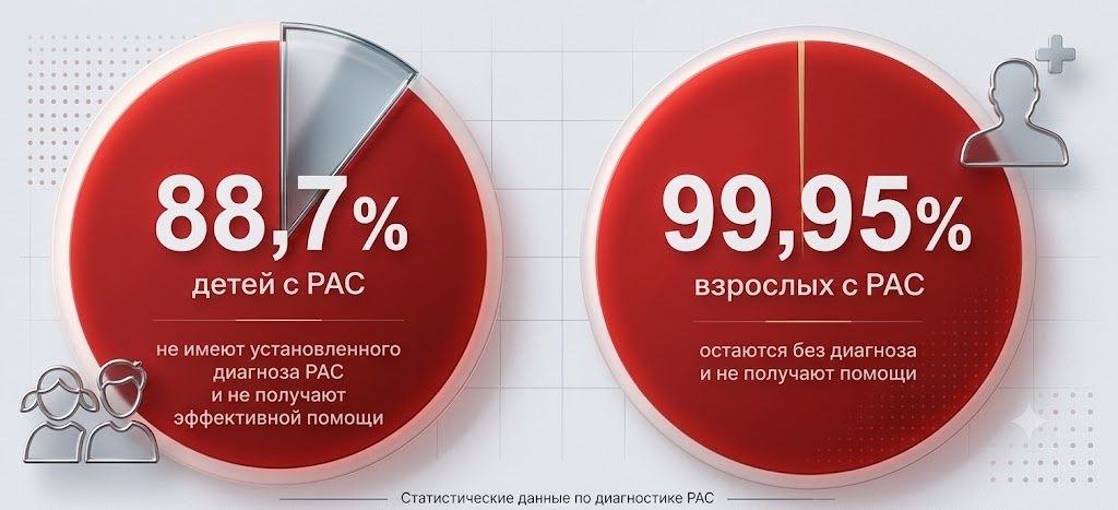статистика по РАС у детей и взрослых