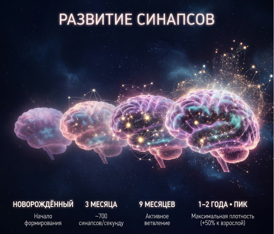 Развитие синапсов